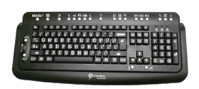 MAGic large print keyboard. MAGic large print keyboard.