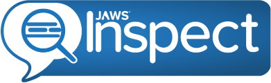 JAWS Inspect logo JAWS Inspect logo