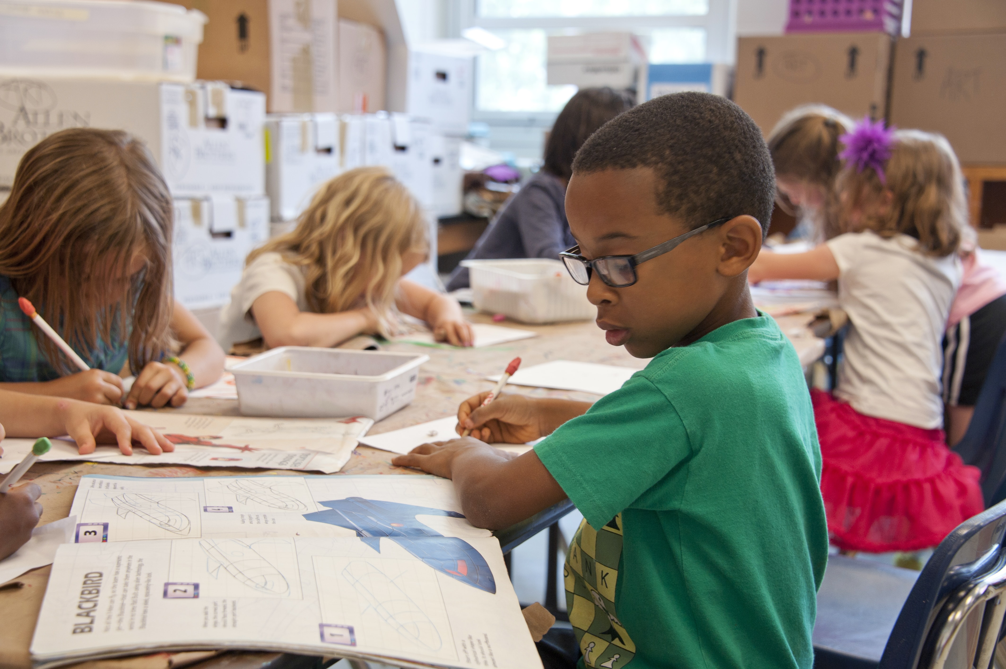 Students in classroom