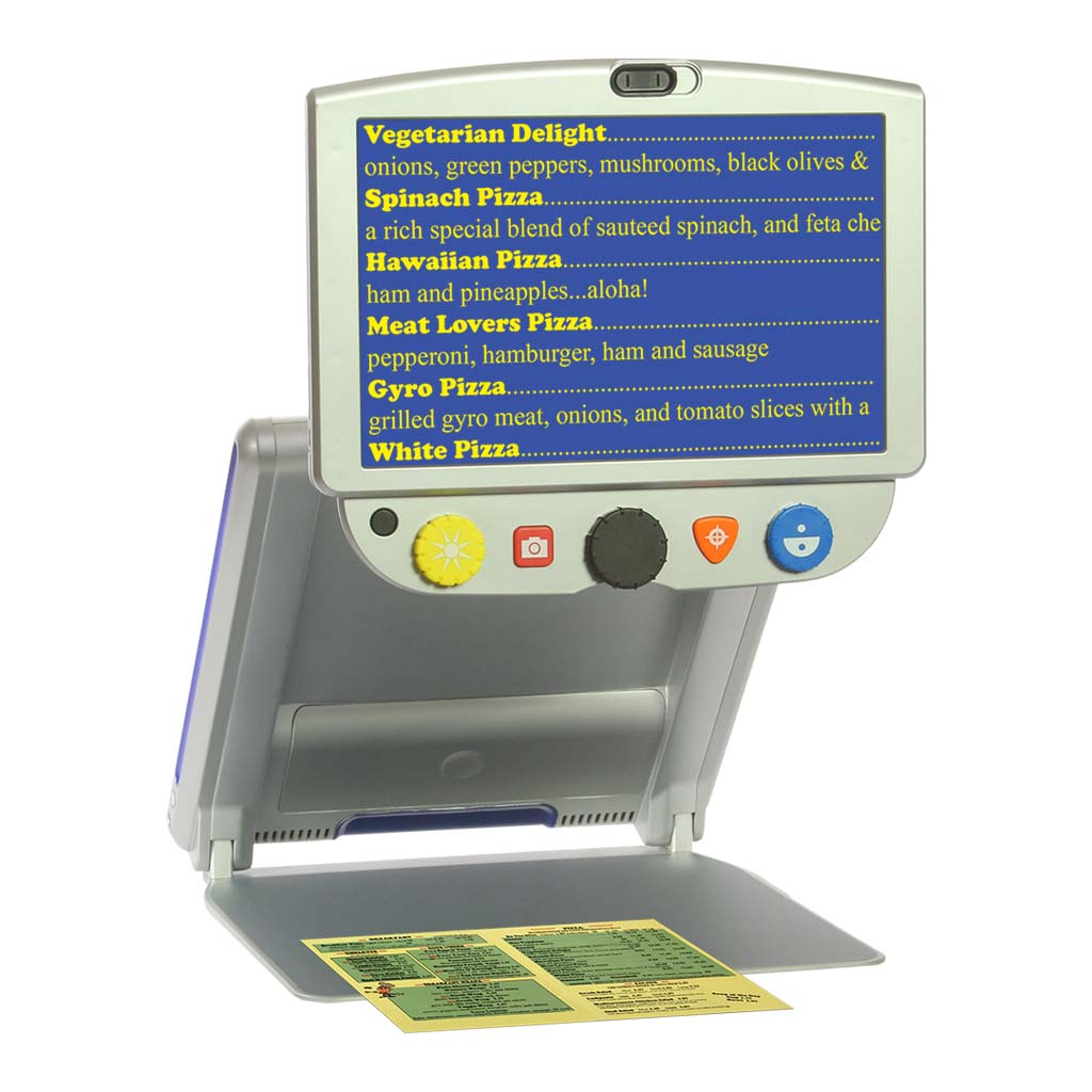 TOPAZ PHD magnifying takeout menu