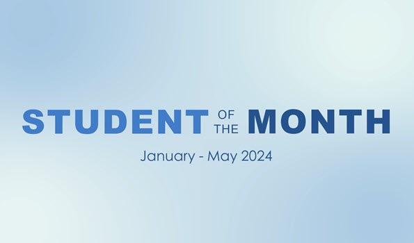 Sharky and Zoomy present our Students of the Month